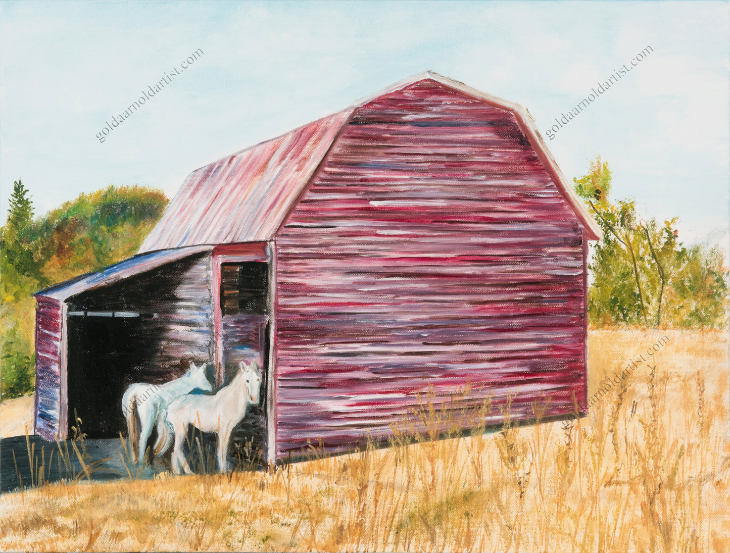 Horse Barn - Print