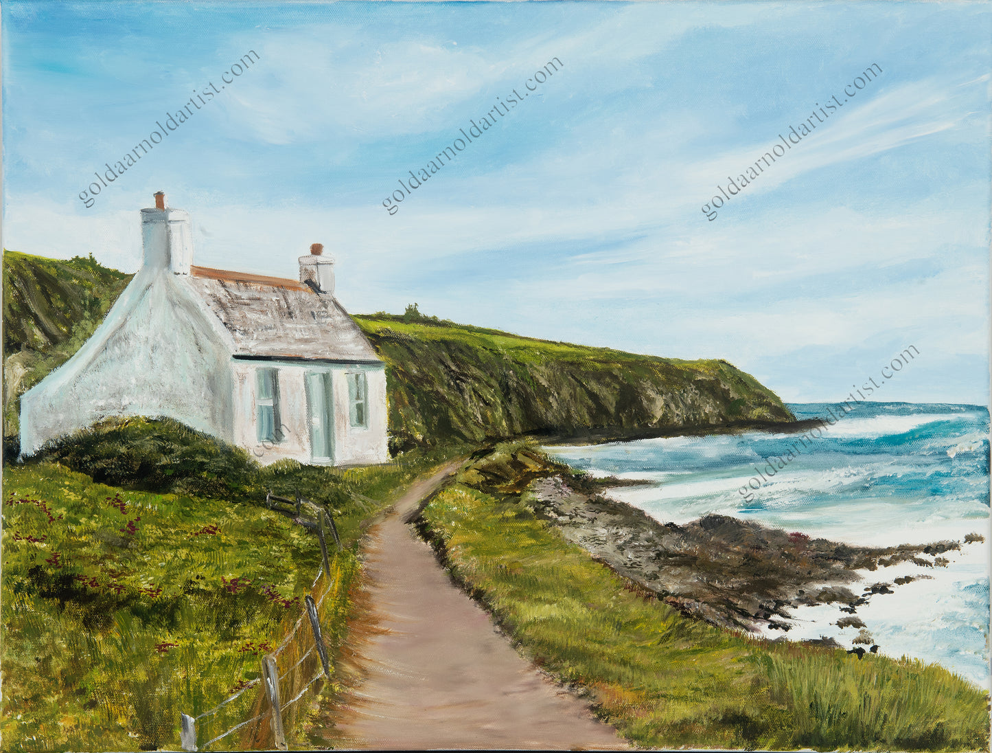 House By The Sea - Print